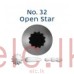 LOYAL Open Star S/S Nozzle - 32 