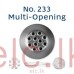 LOYAL Multi Opening Standard S/S Nozzle - 233 