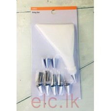 Nozzle Set of 12 with coupler & Piping bag