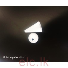 Plastic Open Star Tip CK - 16