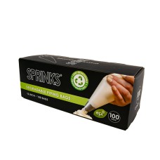 Sprinks Disposable Piping bags 12 inch Degradable - White