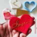 Acrylic Fondant Embosser 3D - LOVE 7.5X7.5cm