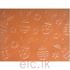 CK Fondant Impression Mat - EASTER BUNNY & FLOWERS