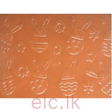 CK Fondant Impression Mat - EASTER BUNNY & FLOWERS