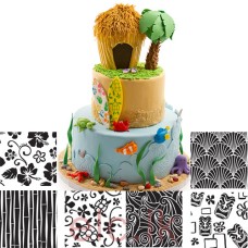 CK FONDANT IMPRESSION MAT Textured - "Hawaiian" Select Your Design