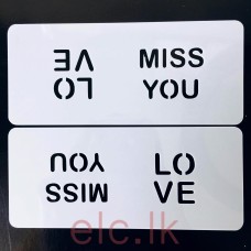 Stencil Set - Love and Miss You 