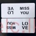 Stencil Set - Love and Miss You 