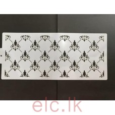Stencil - Fleur Quilt Lace 40cm x 17cm