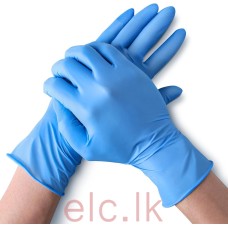Non - Latex Disposable Gloves (Blue)