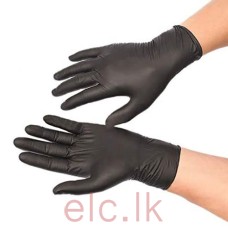 Sabco Gloves Vinyl - Black Medium