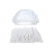 Disposable Chef Caps White 