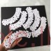 Laser Wrappers - White Wedding BLOSSOMS X 10  