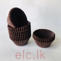 Mini CUPCAKE LINERS X 15 - HGP CHOCO (398 Size)