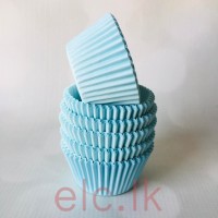 Mini CUPCAKE LINERS X 19 - HGP POWDER BLUE (398 Size)