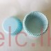 Mini CUPCAKE LINERS X 19 - HGP POWDER BLUE (398 Size)