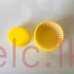 Mini CUPCAKE LINERS X 19 - HGP YELLOW (398 Size)