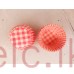 CUPCAKE LINERS X 13 - Gingham - HGP Pink (408 Size)