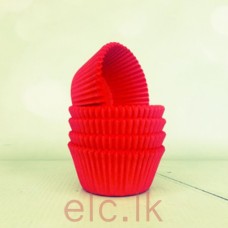 CUPCAKE LINERS X 15 - HGP Red (408 Size)