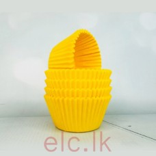 CUPCAKE LINERS X 15 - HGP Yellow (408 Size)