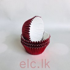 Cupcake Liners x 15 - Foil Red (408 Size)