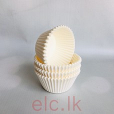CUPCAKE LINERS X 15 - HGP White (408 Size)