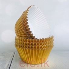 Cupcake Liners x 15 - Foil Gold (550 Size)