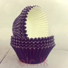 Cupcake Liners x 15 - Foil Purple (550 Size)