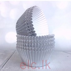 Cupcake Liners x 15 - Foil Silver (550 Size)