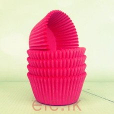 Cupcake Liners x 15 - HGP Solid Lolly Pink (550 Size)