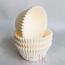 CUPCAKE LINERS X 15 - HGP White (550 Size)