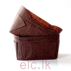 Mini Loaf Liners x 12 - Folded Brown 