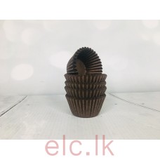 MINI CUPCAKE LINERS X 11 - HGP Brown (360 SIZE)