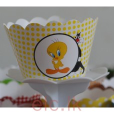 Party Cupcake Wrappers x 12 - SYLVESTER & TWEETY
