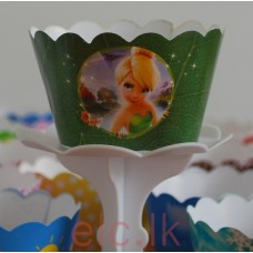 Party Cupcake Wrappers x 12 - TINKERBELL