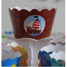 Party Cupcake Wrappers x 12 - NOAH'S ARK