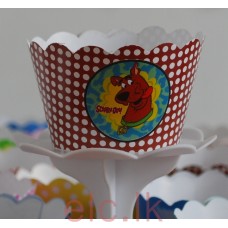 Party Cupcake Wrappers x 12 - SCOOBY DOO