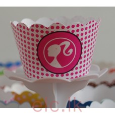Party Cupcake Wrappers x 12 - BARBIE 