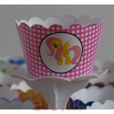 Party Cupcake Wrappers x 12 - MY LITTLE PONY