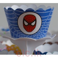 Party Cupcake Wrappers x 12 - SPIDERMAN