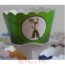 Party Cupcake Wrappers x 12 - BEN 10