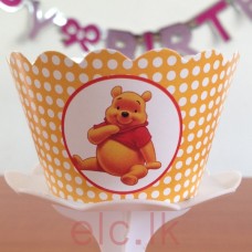 Party Cupcake Wrappers x 12 - WINNIE THE POOH