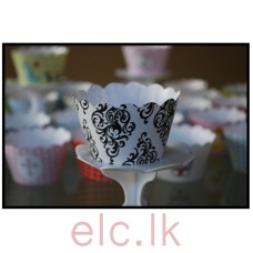 Party Cupcake Wrappers x 12 - DAMASK