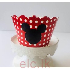 Party Cupcake Wrappers x 12 - MICKEY MOUSE