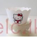 Party Cupcake wrappers x 12 - Hello Kitty White