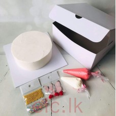 DIY Cake Kit - Butterfly and Hearts 250g or 500g