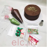 DIY Xmas Bento Kit - Log cake