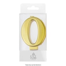 Wish Metallic Candle Number - 0