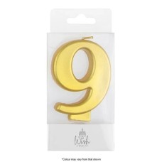 Wish Metallic Candle Number - 9