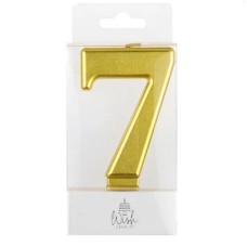 Wish Metallic Candle Number - 7