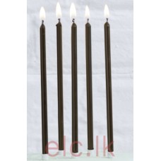 Candles - Black Tall 12cm
